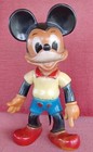 MICKEY MOUSE 14" komplett mit Heck VINTAGE Gummispielzeug - Biserka Jugoslawien