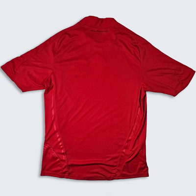 France Vintage Y2K Red Adidas Soccer Jersey - 08/09 Away Kit Shirt