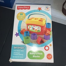 Fisher Price Baby's First Blocks Shape Sorting Toy NEW NIB Developmental