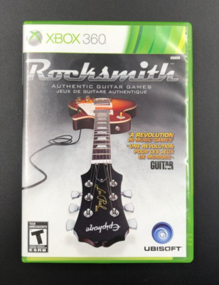 Rocksmith - Authentic Guitar Games (Microsoft XBOX 360) w/ Inserts - Game Only