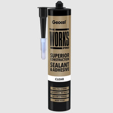 GEOCEL THE WORKS SEALANT & ADHESIVE CLEAR