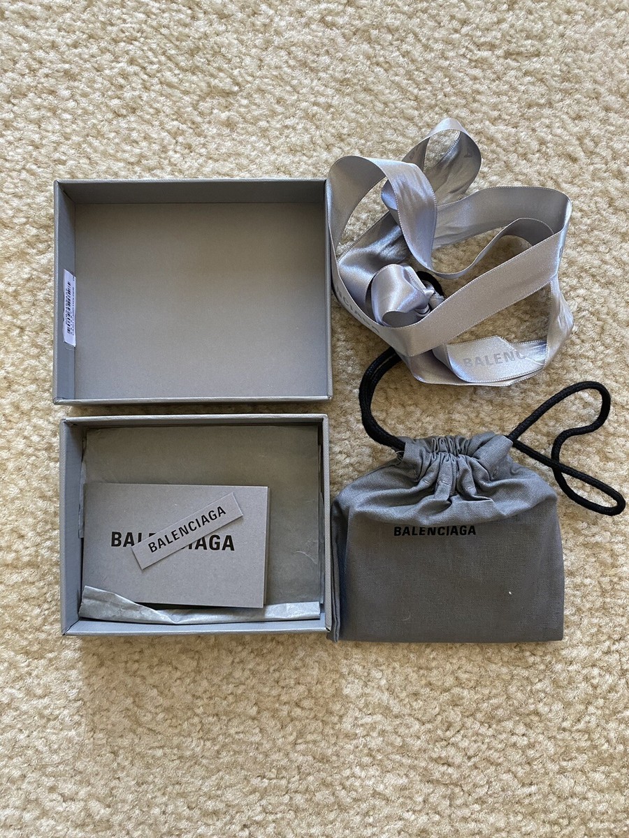 BALENCIAGA 正規品ハンガー 17本 Authentic balenciaga card holder In Black | eBay