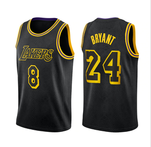 Los Lakers Black Mamba 8 24 Kobe Bryant Stitch Swingman Jersey Ebay