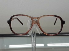 Parade Eyewear 1242 color Pecan Brown 56/16 Eyeglasses RETRO 80s aviator