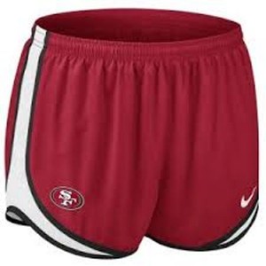 49ers nike shorts