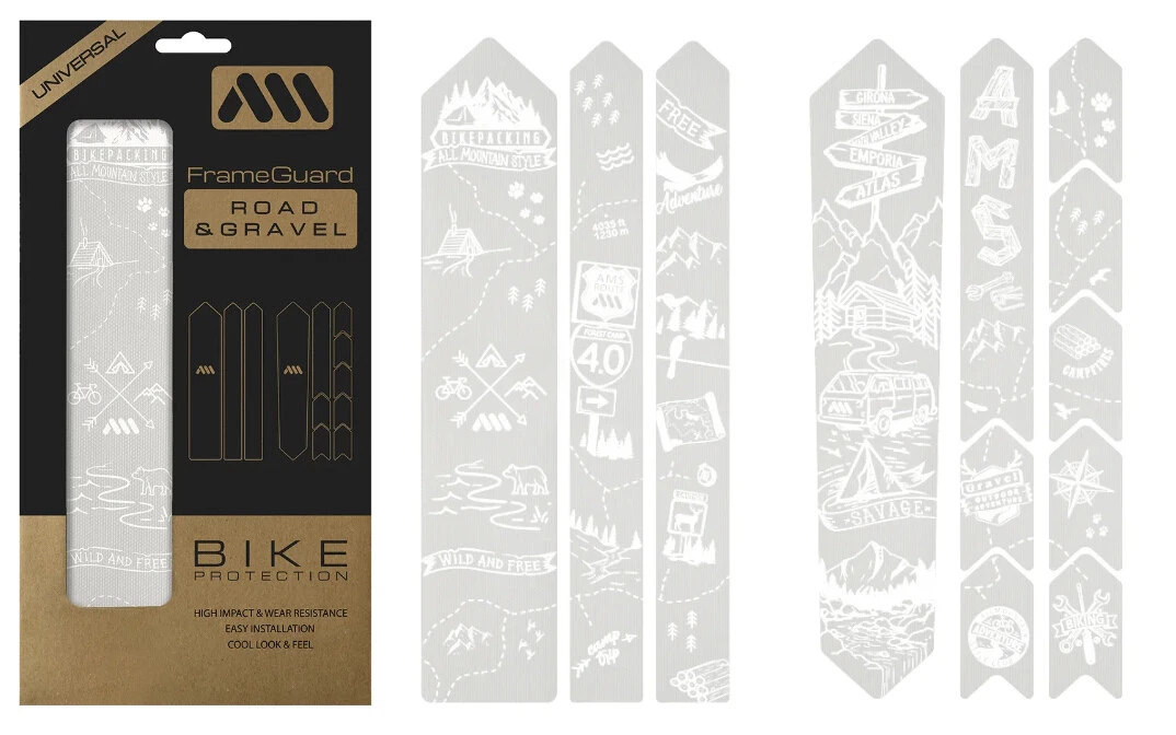 Frame protection for gravel and road bikes. Bikepacking design, protege