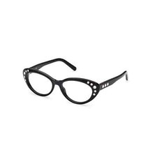 Swarovski SK5429 001 Black Cat Eye Plastic Optical Eyeglasses Frame 53-16-140