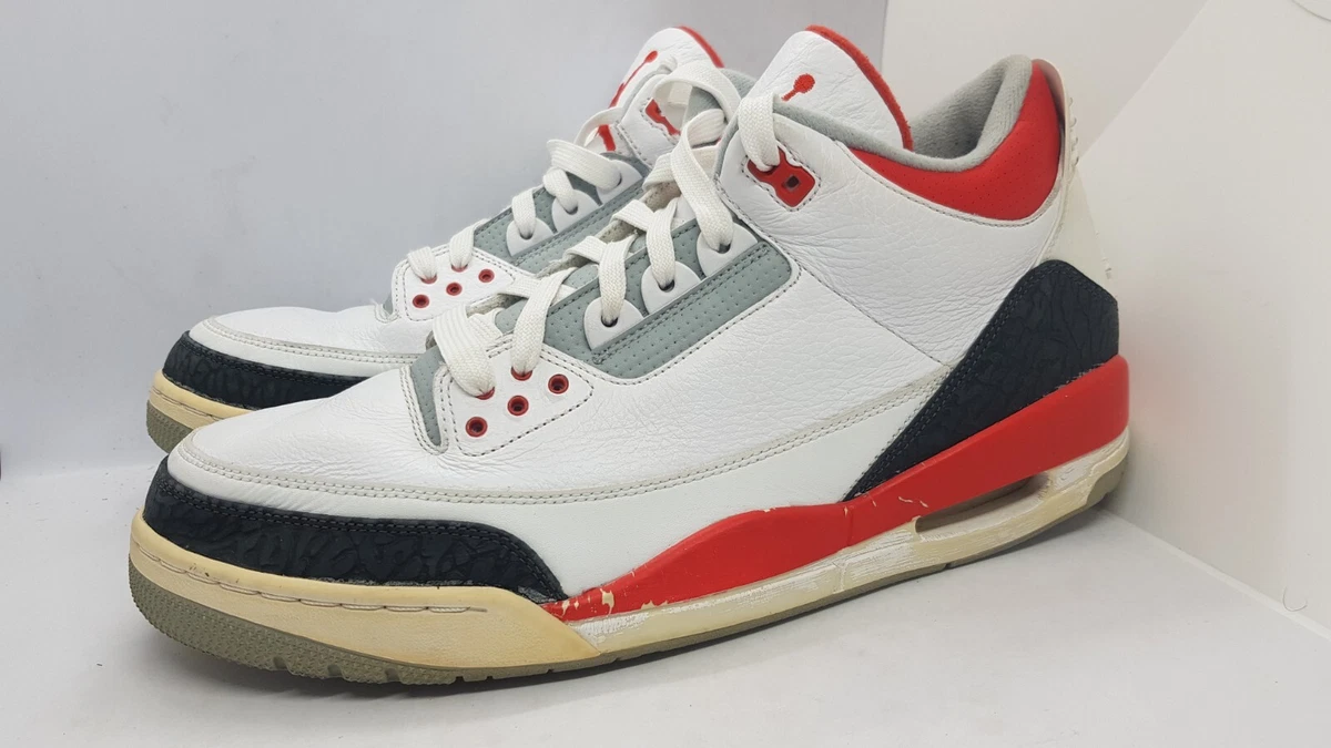 Nike Air Jordan 3 III Retro Fire Red 2013 Size 13 136064 120