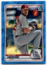 2020 Bowman Chrome Sapphire Matthew Liberatore St. Louis Cardinals #BCP-89