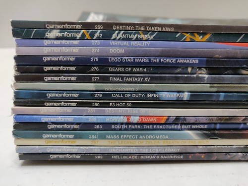 Game Informer Magazines Lot (17) •GAMEINFORMER•GameStop•Back Issues 269 thru 289 - 第 2/4 張圖片