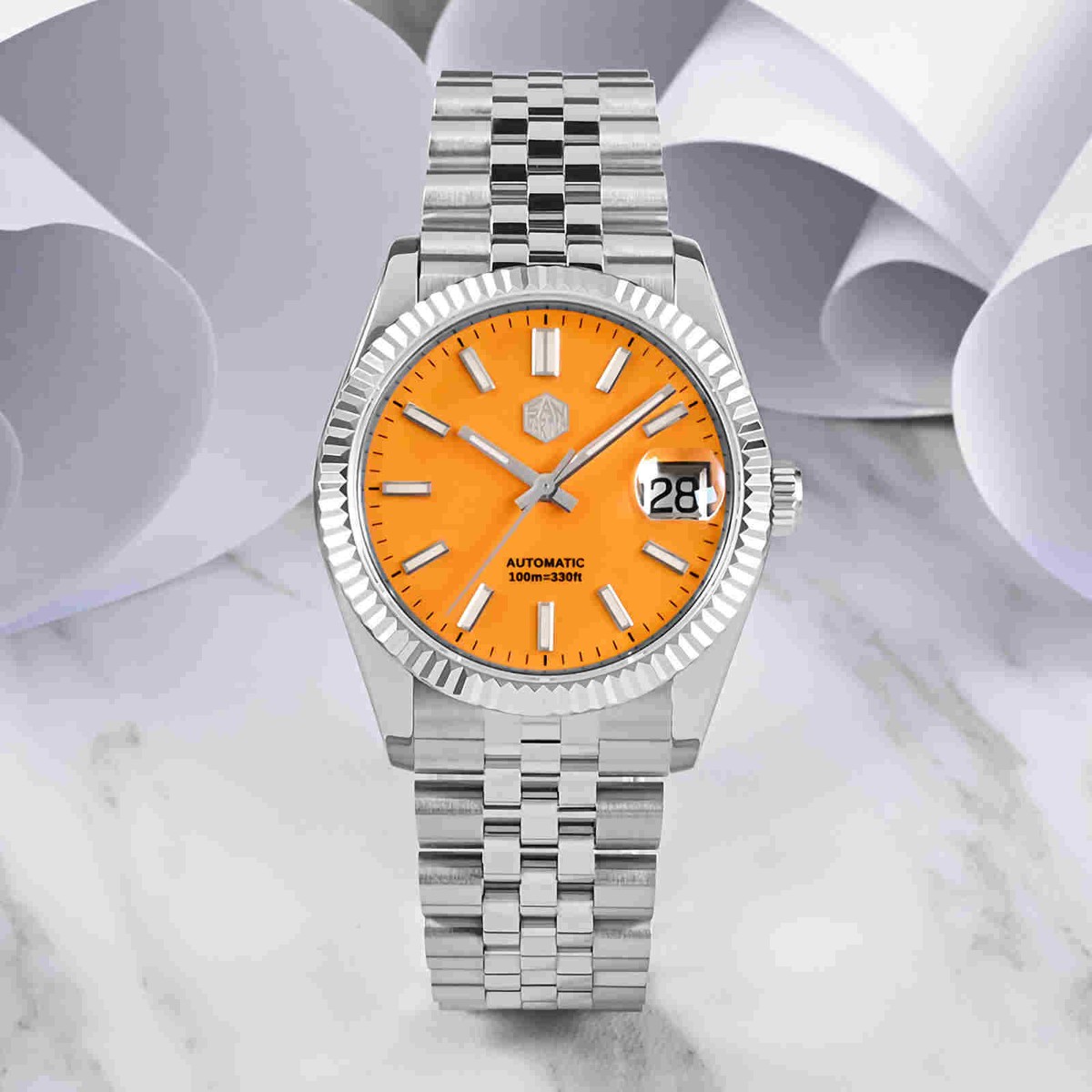 SAN MARTIN SN058-G-X Classic Automatic Stainless Steel 36.5mm