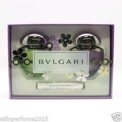 Bvlgari (Omnia Green Jade 25 ml + Omnia Amethyste 25 ml) EDT Set