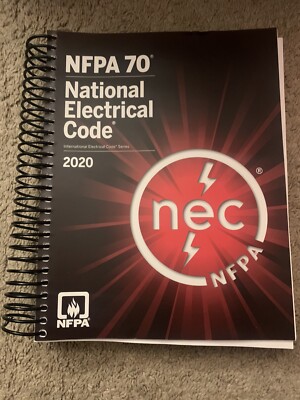 NFPA 70 National Electrical Code 2020 NEC 2020 USA Edition Spiral Bound