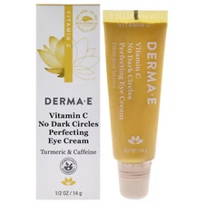Vitamin C No Dark Circles Perfecting Eye Cream by Derma-E for Unisex - 0.5 oz
