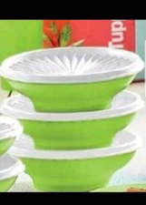 Tupperware Salad Dessert Bowls
