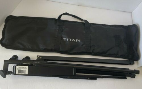 Titan Folding Music Stand with Carrying Bag Black TMS25-BLK  