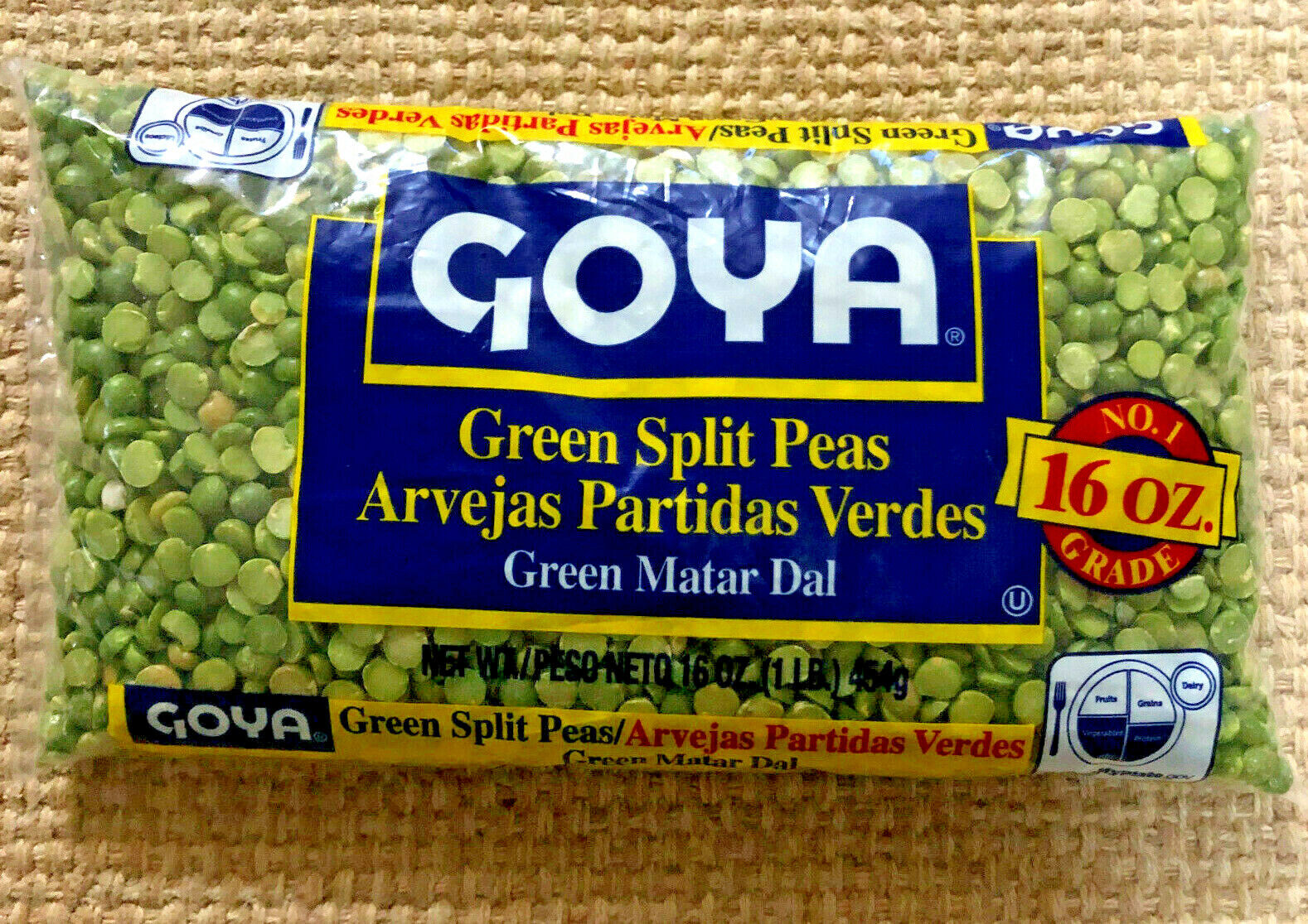 Goya Green Split Peas/Arvejas Partidas Verdes PACK OF 3