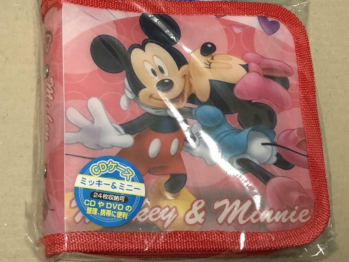 Disney Mickey & Minnie CD DVD Disc Holds 24discs Official