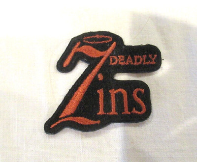 Zinfandel advertising patch, 7 deadly zins