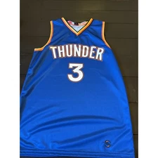 ProSphere Oklahoma City Thunder #3 Basketball Jersey L Sample Royal Blue