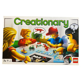 LEGO Creationary 3844 Board Game Discontinued Set Boxed + Manual Unchecked