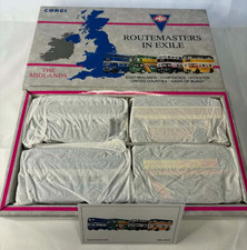 CORGI 97067 ROUTEMASTERS In EXILE The Midlands 4 x Bus Diecast 1993