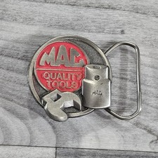 Vintage MAC Tools Belt Buckle – “Quality Tools” Logo – 4th in Series Made in USA