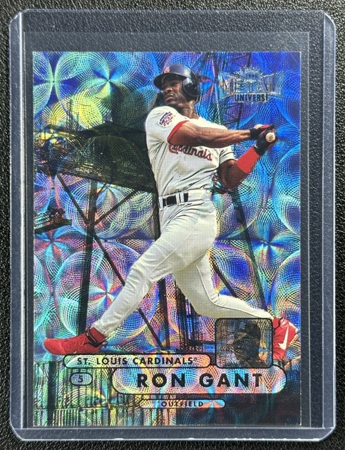 RON GANT 1998 FLEER METAL UNIVERSE #168 PRECIOUS METAL GEMS PMG 18/50 CARDINALS