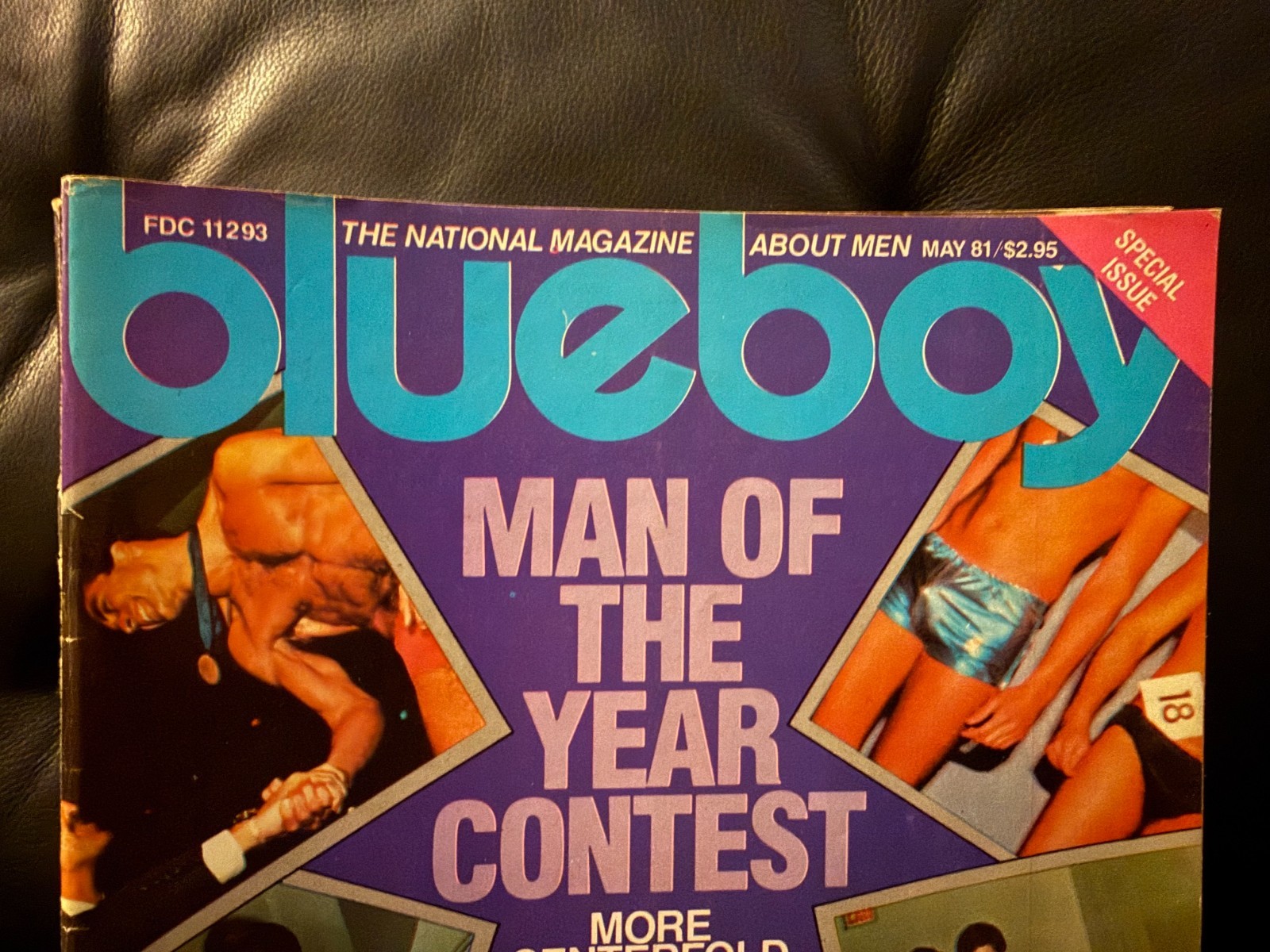 Blue Magazine 5/81 vintage gay interest male pinups