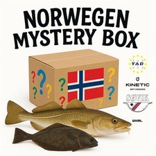Norwegen Geschenkbox Angeln Zubehör Box Dors...