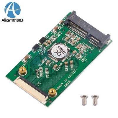 Mini mSATA PCI-E 1.8'' SSD To 40 Pin ZIF CE Cable Adapter Converter Card *la