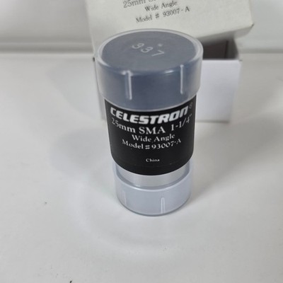 Celestron 25mm SMA 1-1/4 Wide Angle Telescope Eyepiece Model 93007-A