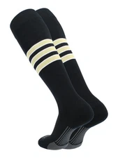 TCK Dugout Series Socks BLACK | GOLD | WHITE LG