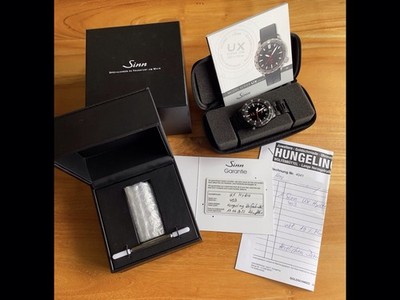 SINN UX S , EZM2B, Super Zustand, Fullset, 2022 , Stahlarmband, Tegimentiert