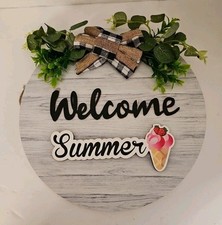 Interchangeable Welcome Sign For Front Door Decor 13 Different Holiday/seasons