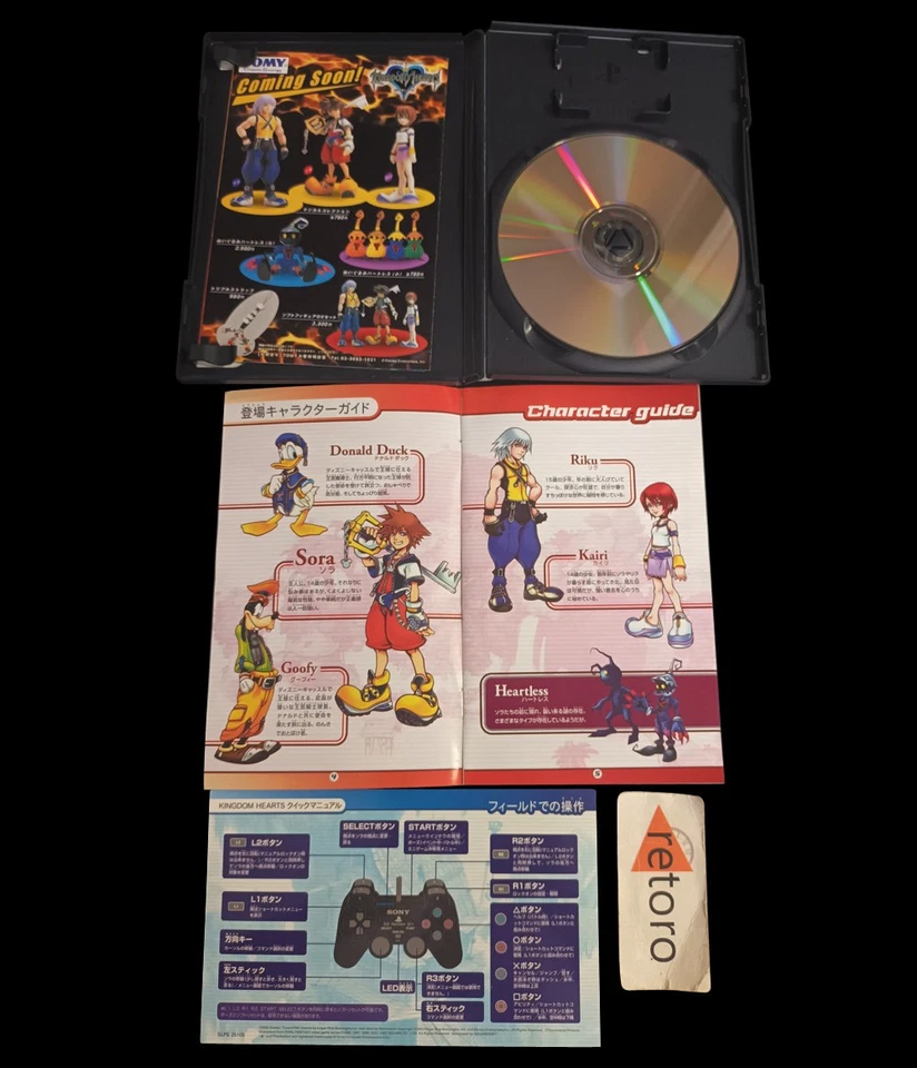 KINGDOM HEARTS Sony Playstation 2 Play2 PS2 JAP SquareSoft - Imagen 2 de 2