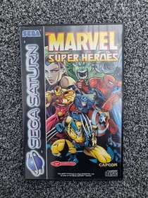 Marvel Super Heroes, Sega Saturn, PAL, Complete, *VGC*