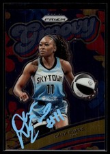 2024 Panini Prizm WNBA #8 Dana Evans Groovy IP Signed Autograph