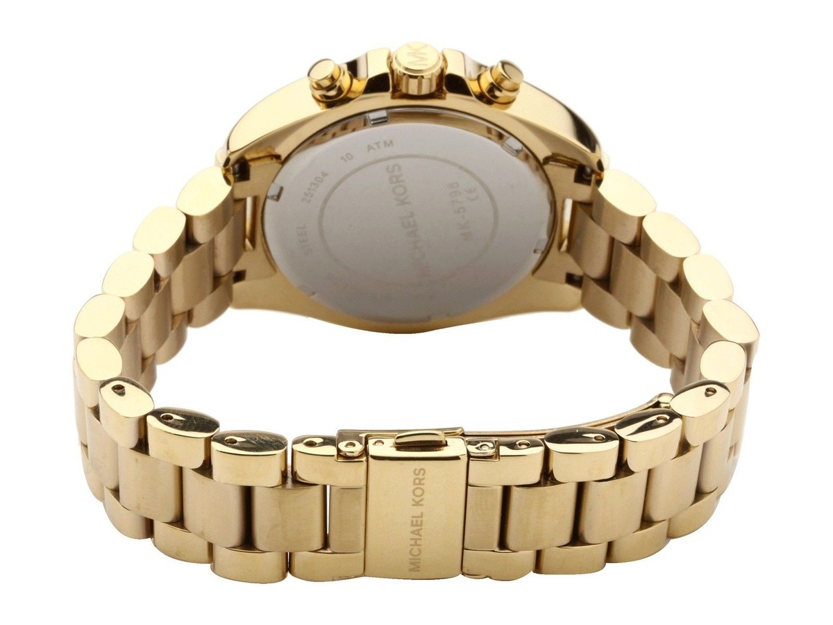 Michael Kors Bradshaw Gold Women's Watch - Mk5798 for sale online