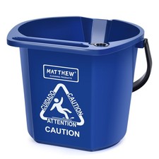 4.2Gallon 17 Qt Mop Bucket, Heavy Duty Plastic Cleaning Pour Handle Pail Durabe