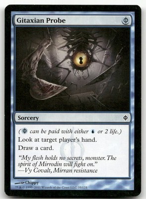 Gitaxian Probe #35 (LP) New Phyrexia NPH Magic MTG