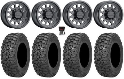 Method 414 15'' Wheels Black +13mm 35'' Trail Saw 2.0 Tires Can-Am Defender