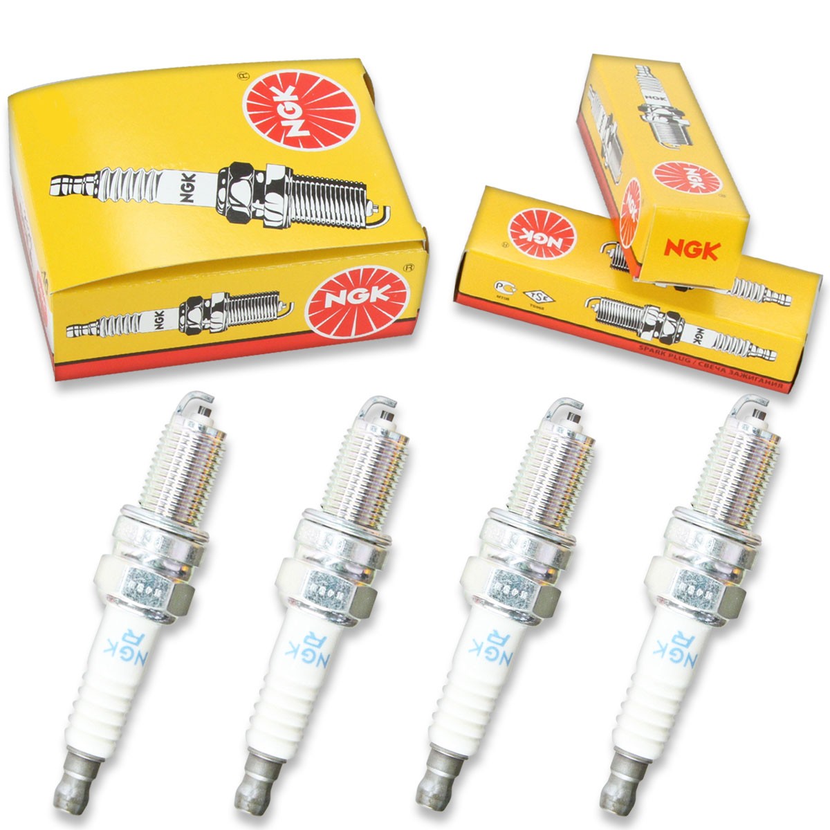 4pcs 2009 Victory Vision Tour 10th Anniv. NGK Standard Spark Plugs 1731cc fo