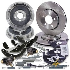 ATEC 2x BREMSSCHEIBE+BELÄGE+TROMMELN+BACKEN+RADZYLINDER FÜR SKODA OCTAVIA 1U