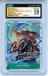 Law & Bepo ST24-004 Super Rare Foil One Piece TCG