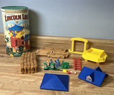 Vintage Lincoln Logs L. L. National Bank Most...