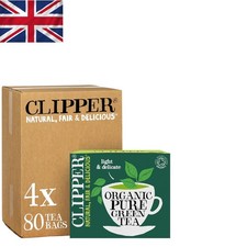 Organic Pure Green Tea Bags - 320 Count Fair Trade & Biodegradable Eco Bags 0.05 per strip