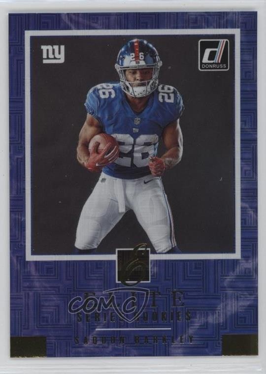 2018 Panini Donruss The Elite Series Rookies Saquon Barkley #ESR-6 RC 0o3b
