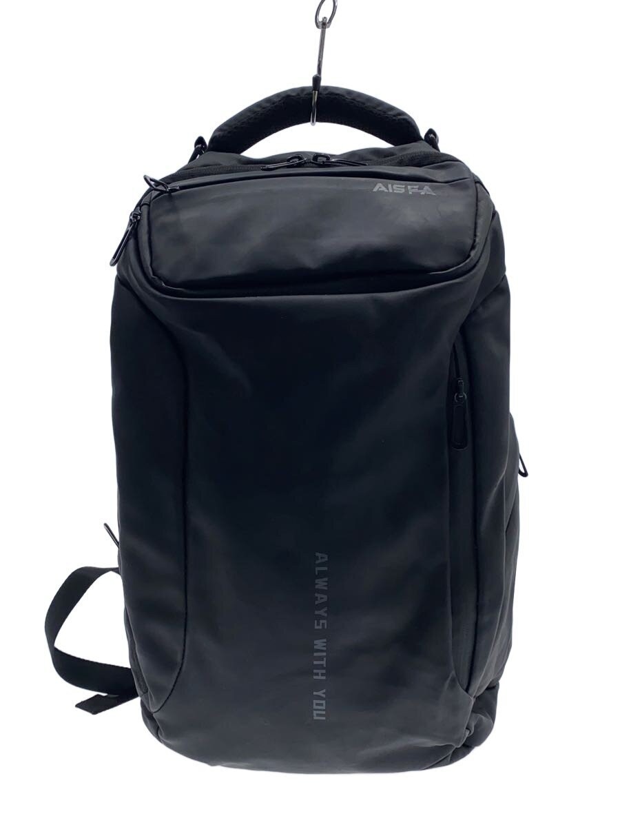 Aisfa Backpack Nylon Blk Solid K6F48 - image 1