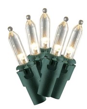 Indoor/Outdoor 300-Count LED Mini Christmas String Lights, Warm White, 62.3', by